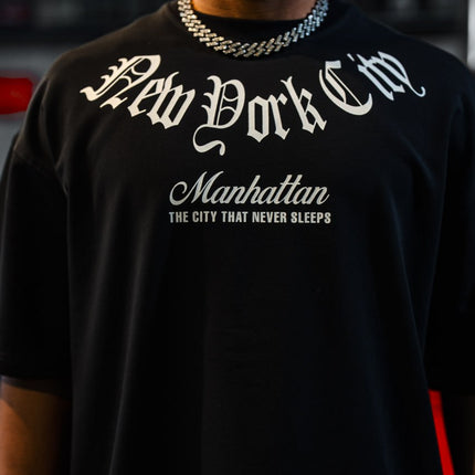 New York City Manhattan Tee – Oversized Cotton