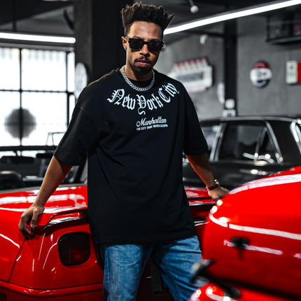 New York City Manhattan Tee – Oversized Cotton