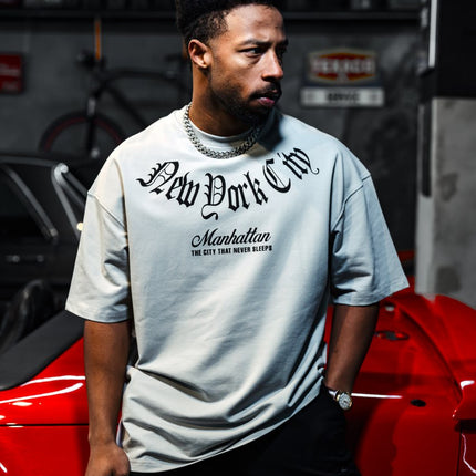New York City Manhattan Tee – Oversized Cotton