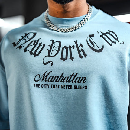 New York City Manhattan Tee – Oversized Cotton