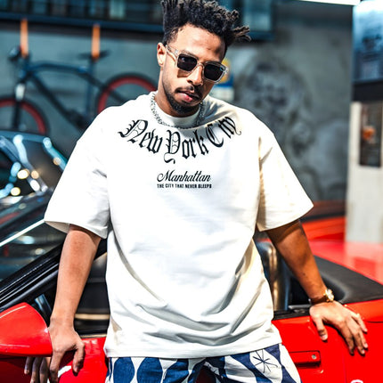 New York City Manhattan Tee – Oversized Cotton