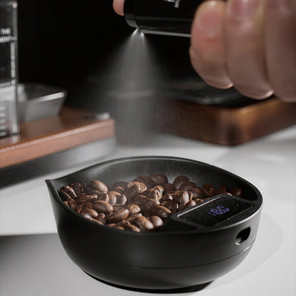Electronic Walnut Coffee Scale With Leaf Shade