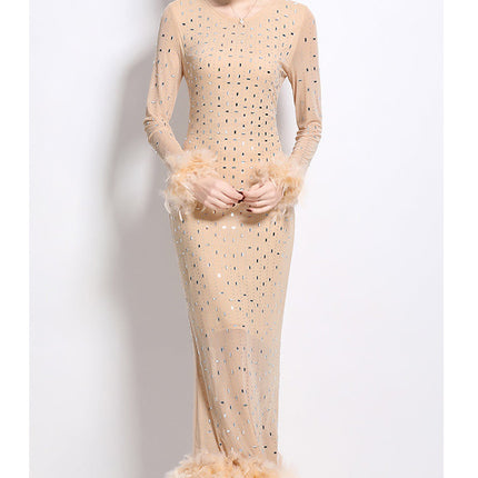 WOMEN FASHION MAXI PARTY DRESS