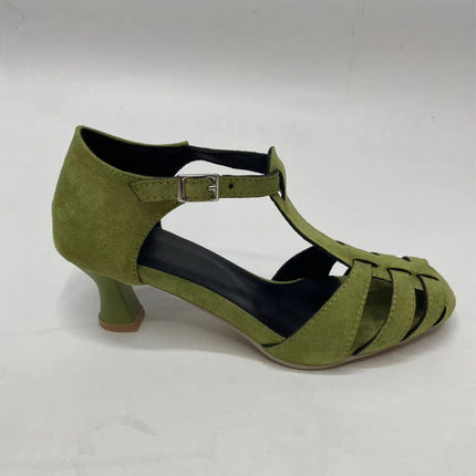 Women’s Suede Round Toe Shoes – Plus Size Breathable Casual Flats