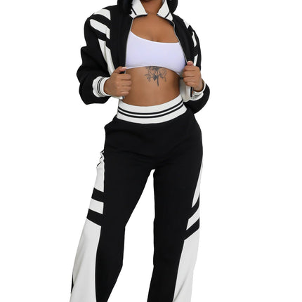 WOMEN FASHION CASUAL TWO PIECE PANT SET