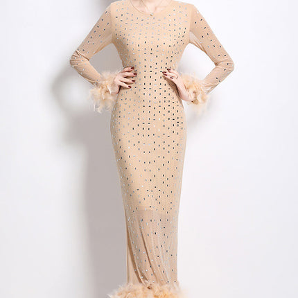 WOMEN FASHION MAXI PARTY DRESS