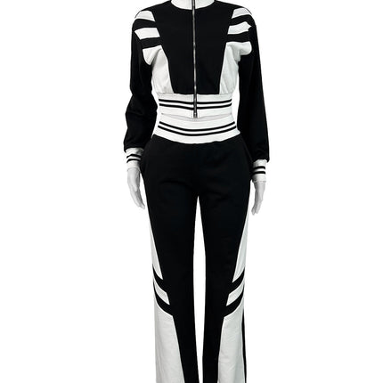WOMEN FASHION CASUAL TWO PIECE PANT SET