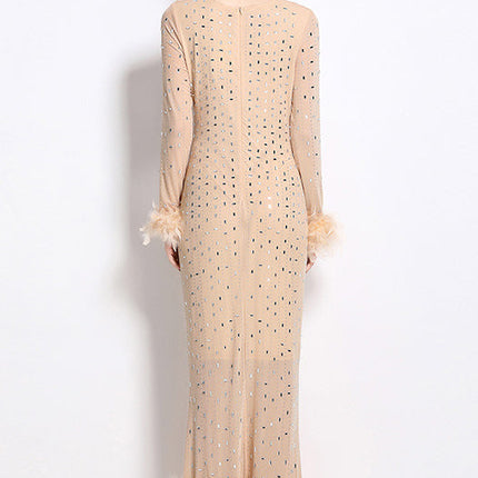 WOMEN FASHION MAXI PARTY DRESS