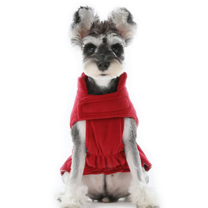 Reversible Dog Vest Jacket - Red