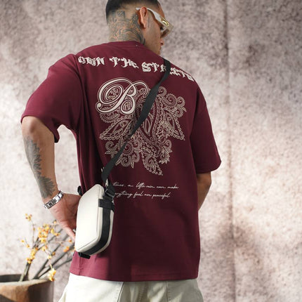 OWN THE STREET'S Graphic Tee - Urban Streetwear T-Shirt - Edgy Statement Top
