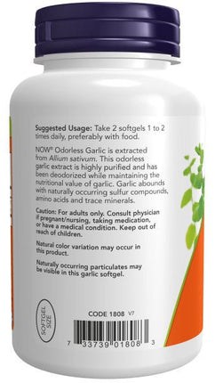 Garlic, Odorless