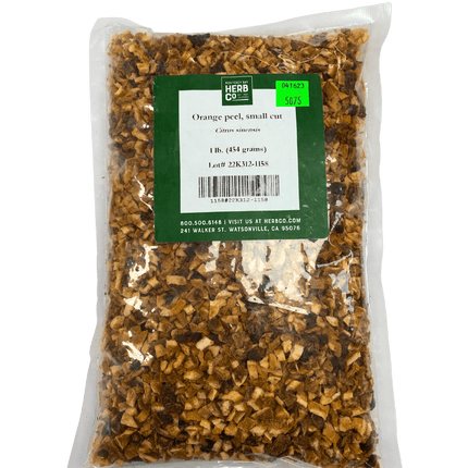 Orange Peel, Cut, Sifted
