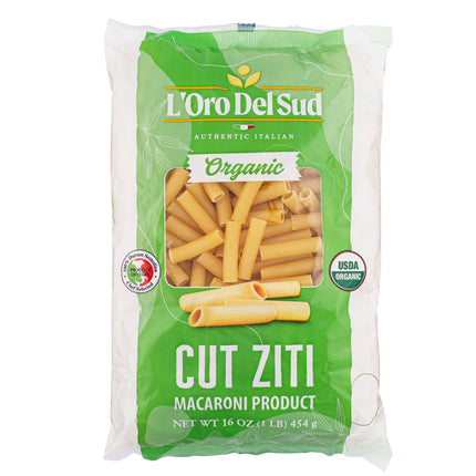 L'Oro Del Sud, Organic Cut Ziti Pasta 20 Pack x 1 lb