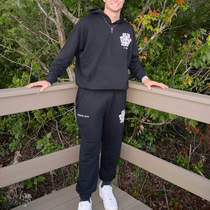 Our World Needs Jesus Black Unisex Sweatpant