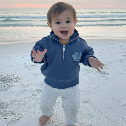 Our World Needs Jesus Kids Half-Zip