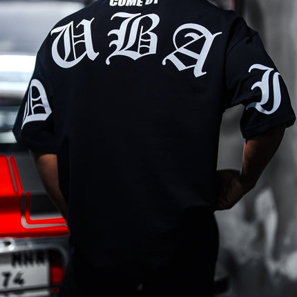 Oversize Cotton Tee – Come Ot Dubai Embroidered Shirt