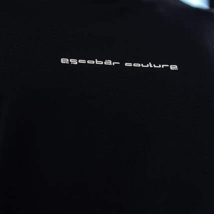 Couture Oversize Cotton T-Shirt – Back Embroidered Streetwear Tee
