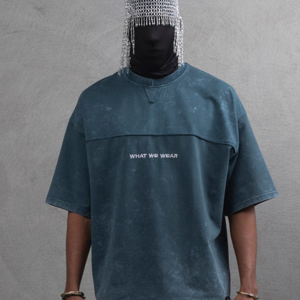 What We Wear Panel Oversize Cotton T-Shirt