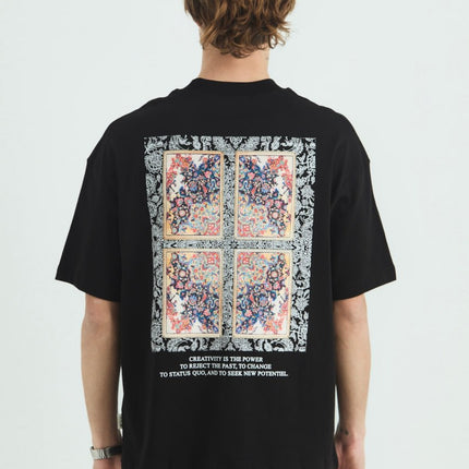 I Am Not Done Changing Panel Oversize Cotton Tee