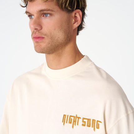 Night Song Jellyfish Graphic Oversize Cotton Tee