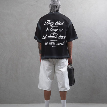 They Tried To Bury Us Oversize Cotton Tee