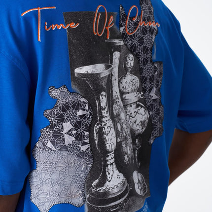 Time Of Chaos Vase Graphic Oversize Cotton Tee