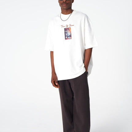 Time Of Chaos Vase Graphic Oversize Cotton Tee