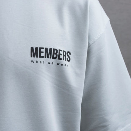 What We Wear MEMBERS Oversize Graphic Cotton T-Shirt – Unisex Streetwear