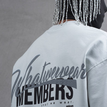 What We Wear MEMBERS Oversize Graphic Cotton T-Shirt – Unisex Streetwear