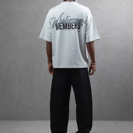 What We Wear MEMBERS Oversize Graphic Cotton T-Shirt – Unisex Streetwear