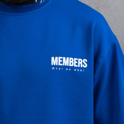 What We Wear MEMBERS Oversize Graphic Cotton T-Shirt – Unisex Streetwear