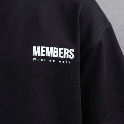 What We Wear MEMBERS Oversize Graphic Cotton T-Shirt – Unisex Streetwear