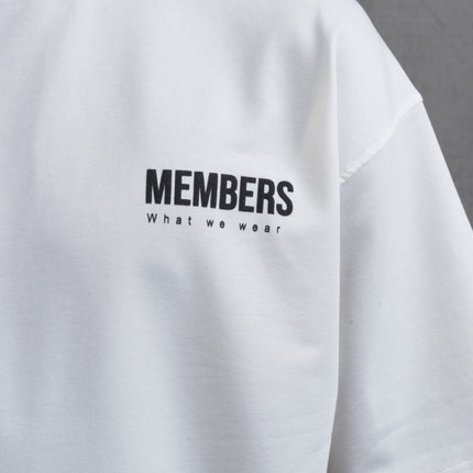 What We Wear MEMBERS Oversize Graphic Cotton T-Shirt – Unisex Streetwear