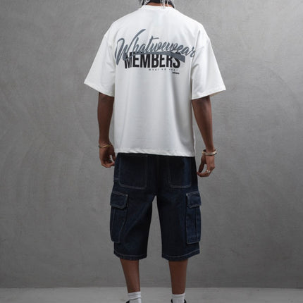 What We Wear MEMBERS Oversize Graphic Cotton T-Shirt – Unisex Streetwear