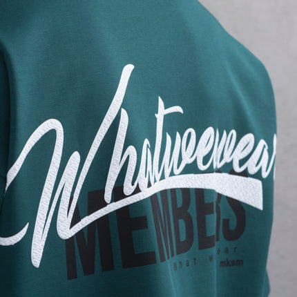 What We Wear MEMBERS Oversize Graphic Cotton T-Shirt – Unisex Streetwear