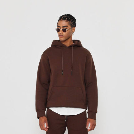 Oversized 3-Thread Hoodie Sweatpants Set