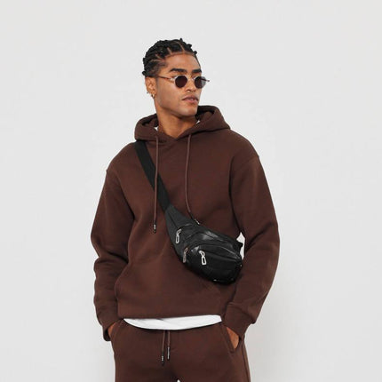 Oversized 3-Thread Hoodie Sweatpants Set