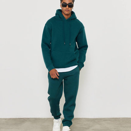 Oversized 3-Thread Hoodie Sweatpants Set