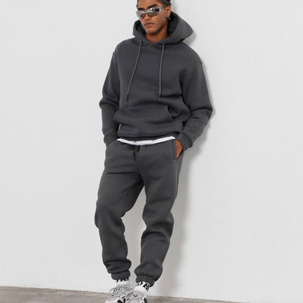 Oversized 3-Thread Hoodie Sweatpants Set