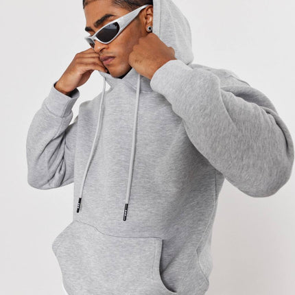 Oversized Hoodie Sweatshirt in Solid Color