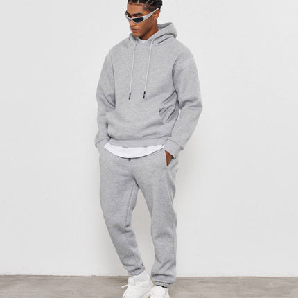 Oversized Hoodie Sweatshirt in Solid Color