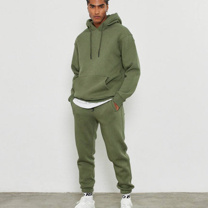 Oversized 3-Thread Hoodie Sweatpants Set