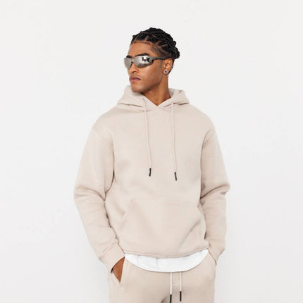 Oversized 3-Thread Hoodie Sweatpants Set