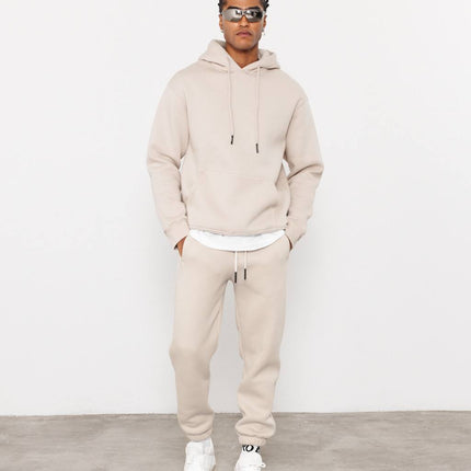 Oversized 3-Thread Hoodie Sweatpants Set