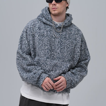 Oversized Bouclé Hoodie