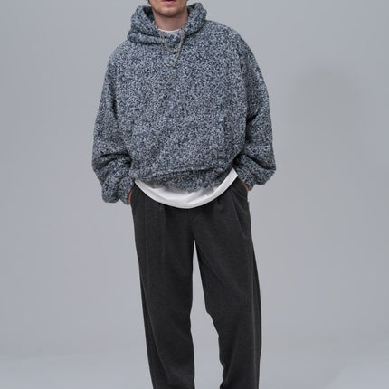 Oversized Bouclé Hoodie