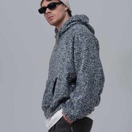 Oversized Bouclé Hoodie