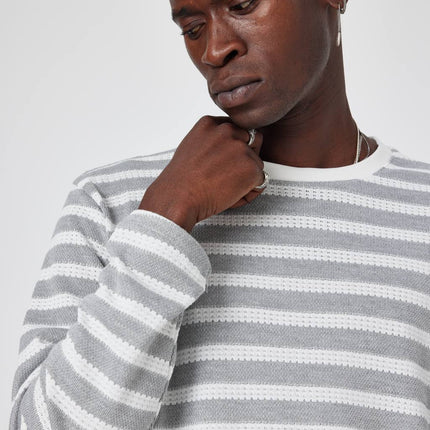 Oversized Striped Knit Sweater