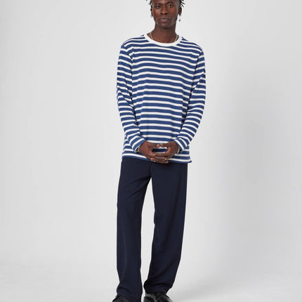 Oversized Striped Knit Sweater