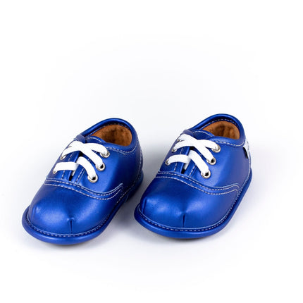 Blue Velvet Barefoot Shoe Topper | Ozznek Removable Sole Shoes